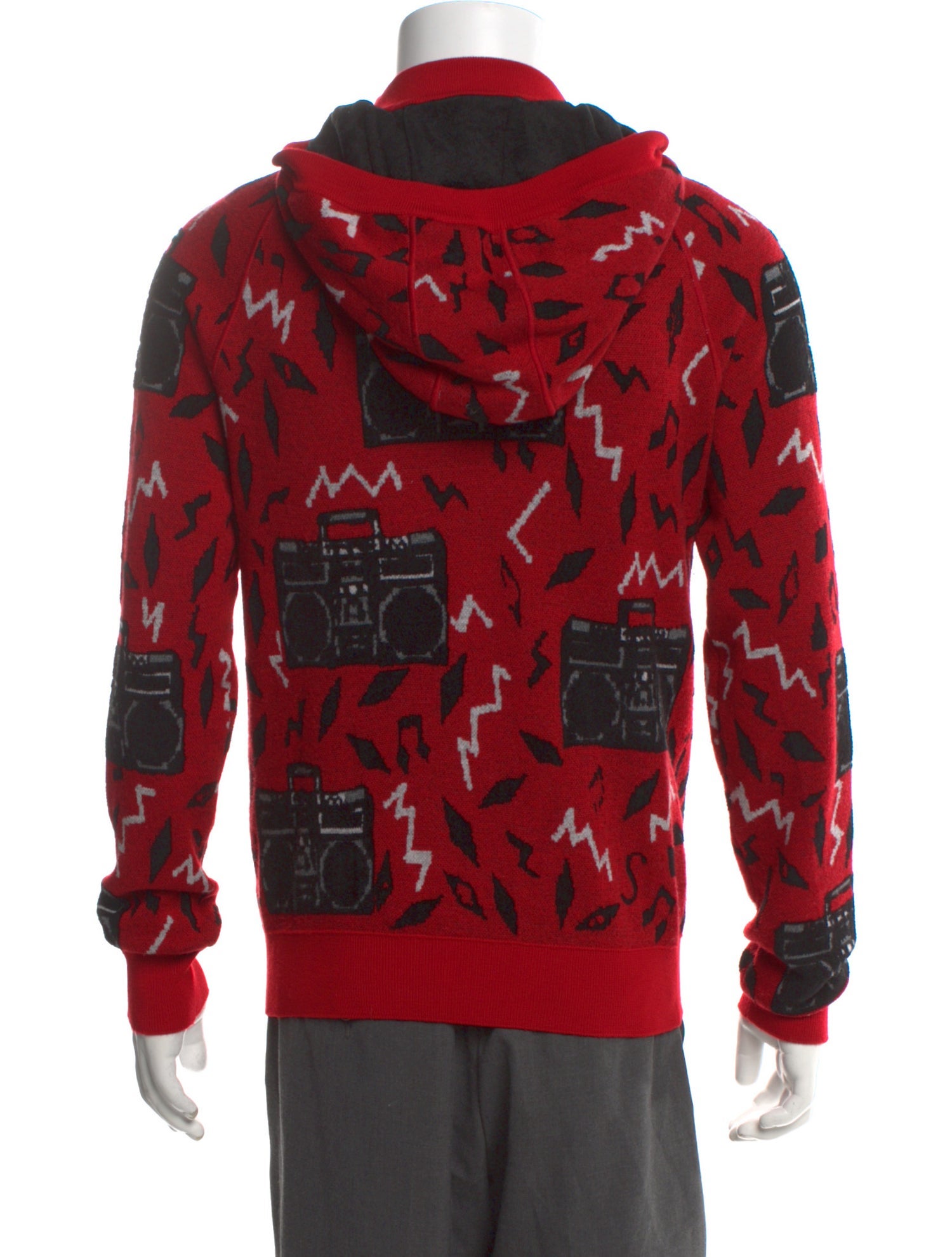 Saint Laurent 2019 Boom Box Intarsia Pullover